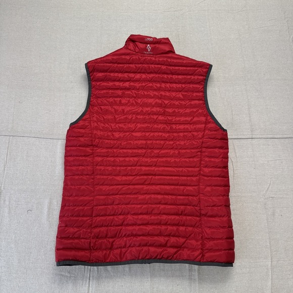 Eddie Bauer Puffer Vest Mens Small EB700 Down Red Jacket Outdoor Gorpcore - Picture 2 of 10